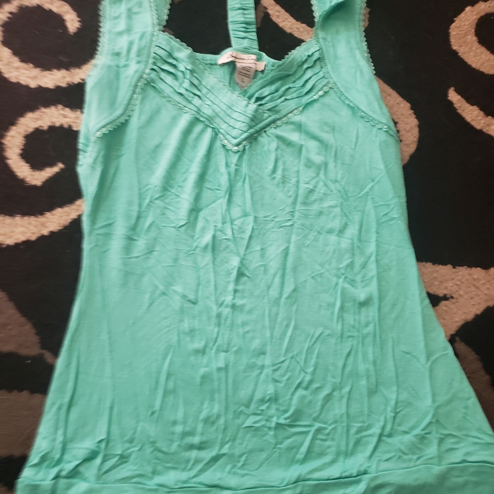 Teal Sleeveless Shirt